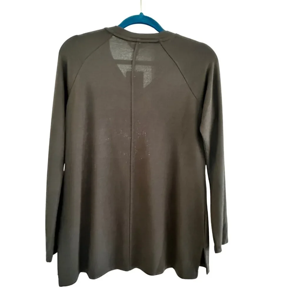 Banana Republic Black Long Sleeve Tunic Top XS New With Tags - Picture 2 of 3